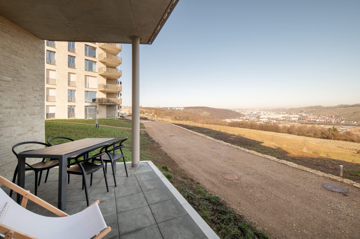Ausblick von der Terrasse