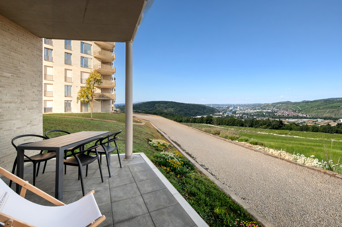 Terrasse mit Ausblick